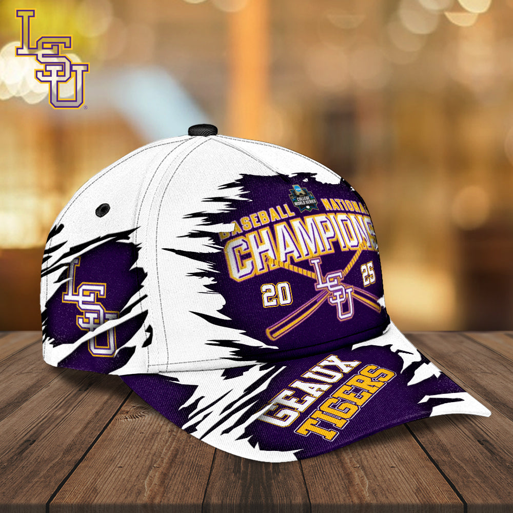 LSU Tigers Baseball 2025 National Champions Classic Cap – MAITM 11908