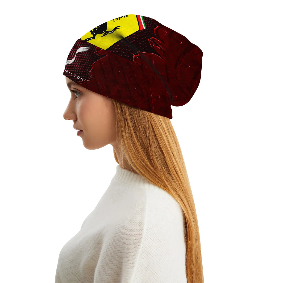 Lewis Hamilton x Scuderia Ferrari Beanie Hat – MAITM 9818