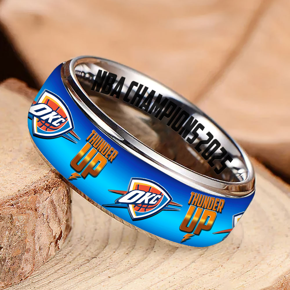 Oklahoma City Thunder Custom Alloy Ring – MAITM 11941