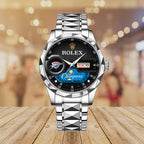 Oklahoma City Thunder 2025 NBA Champions x Rolex Alloy Luxury Quartz Watch – MAITM 12023