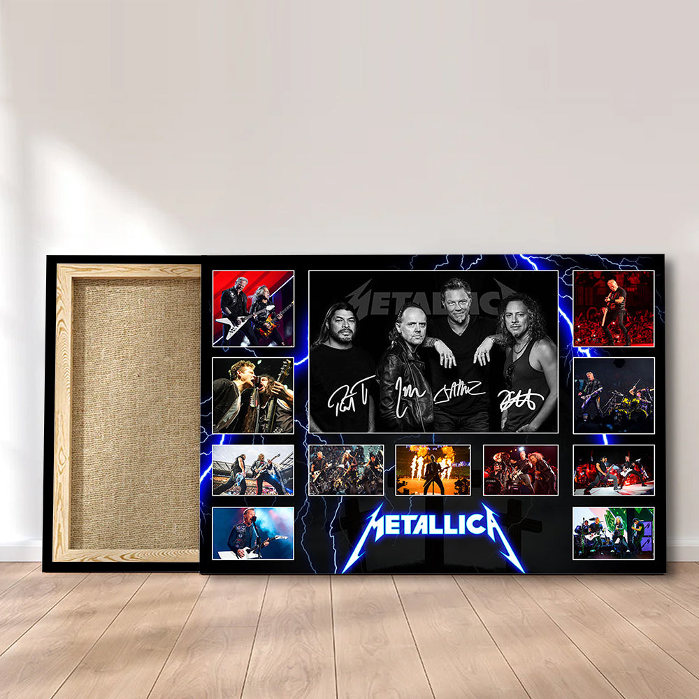 Metallica Rectangle Canvas With Inner Frame – MAITM13381
