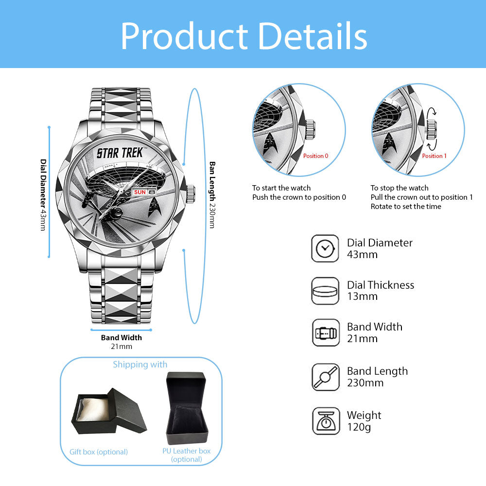 Star Trek Alloy Luxury Quartz Watch – MAITM12611