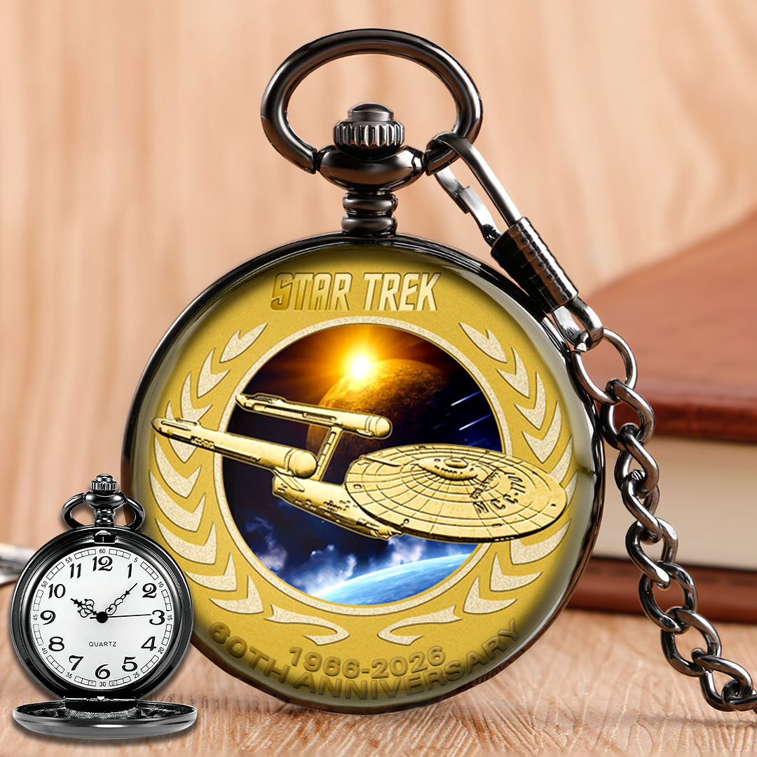 Star Trek 60th Anniversary Pocket Watch – MAITM12610