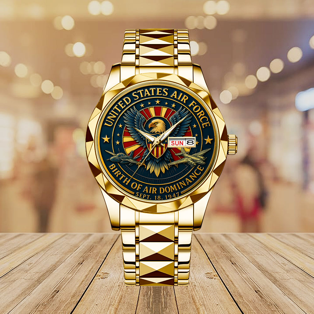 US Air Force Alloy Luxury Quartz Watch – MAITM12593