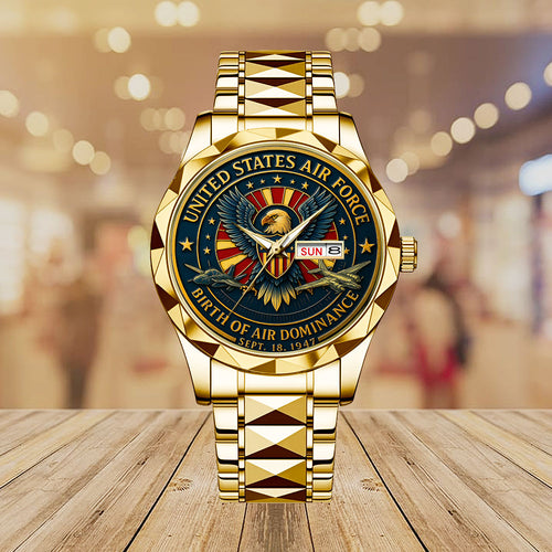 US Air Force Alloy Luxury Quartz Watch – MAITM12593