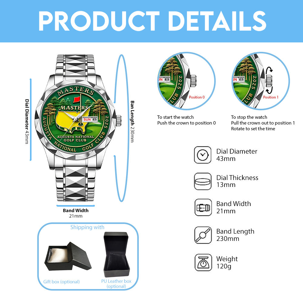 2025 Masters Tournament Alloy Luxury Quartz Watch – TANTN15875