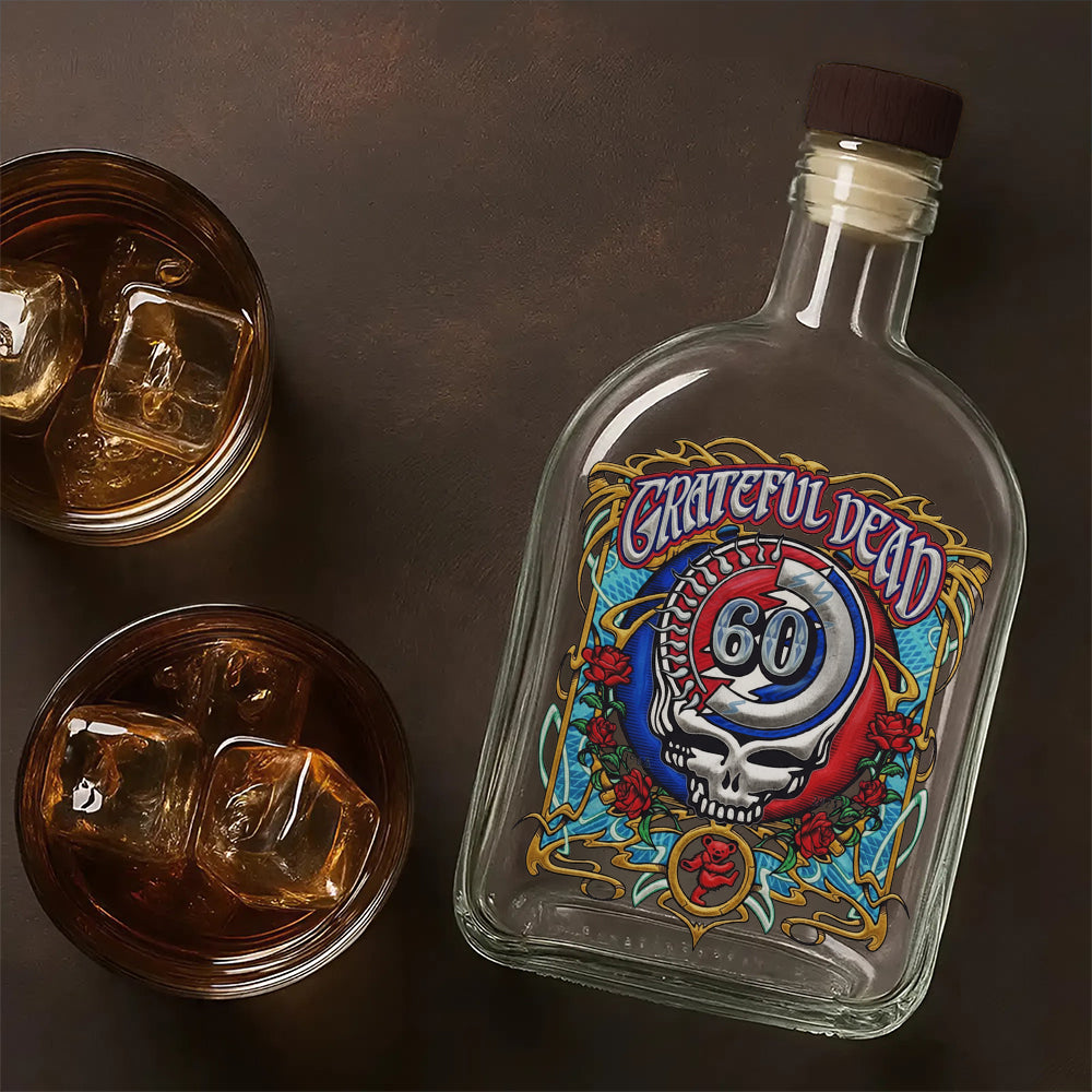 Grateful Dead 60th Anniversary 25oz Empty Whiskey Bottle – TMTHU1786