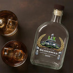 Seattle Seahawks 2025 Super Bowl LX Champions 25oz Empty Whiskey Bottle – TMTHU3931
