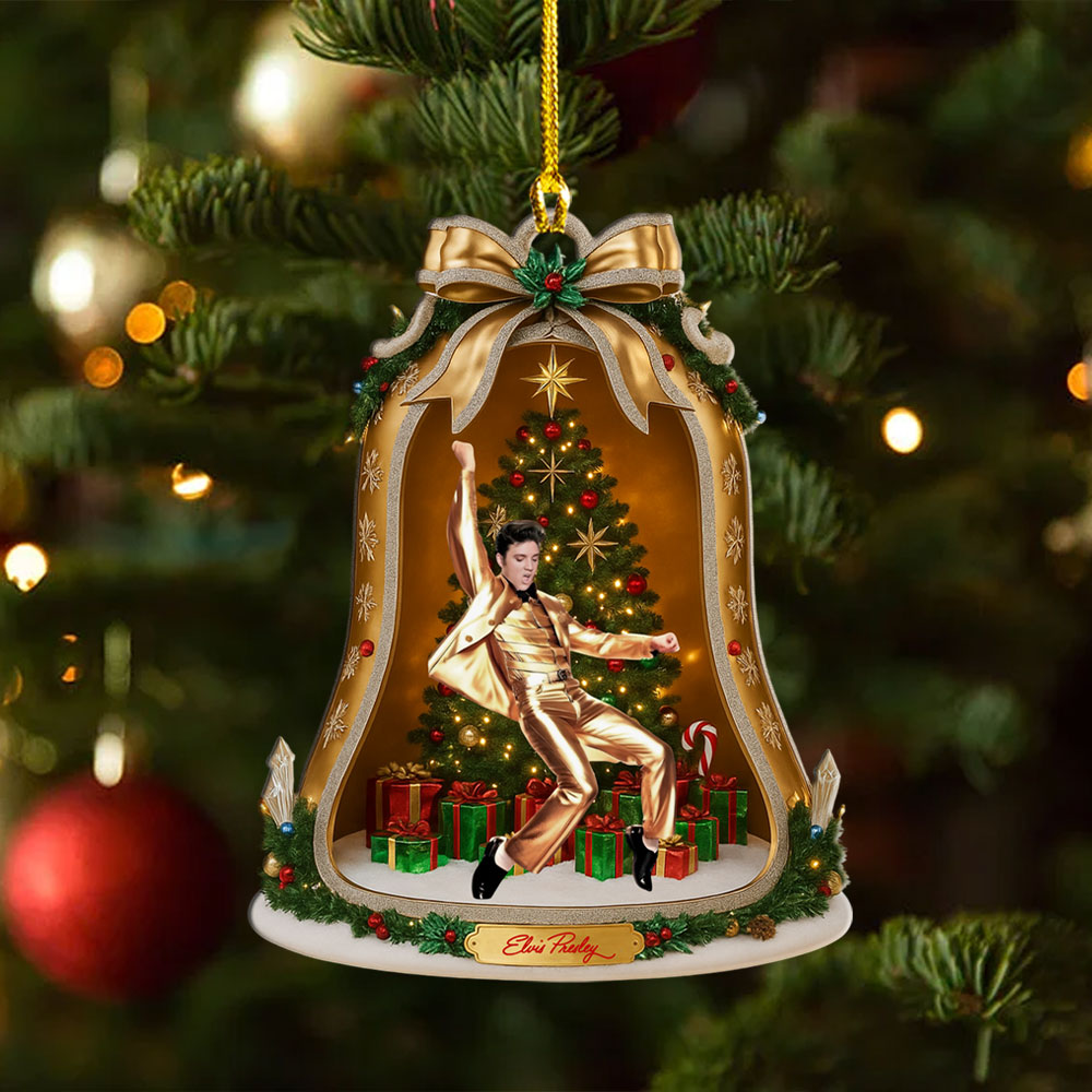 Elvis Presley Custom Shape 2-side Printed Acrylic Ornament – MAITM12683