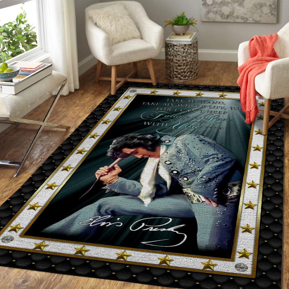 Elvis Presley Rectangular Rug – MAITM 7599