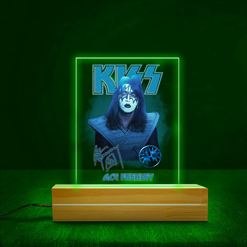 KISS x Ace Frehley 3D Led Light Wooden Base – MAITM6207