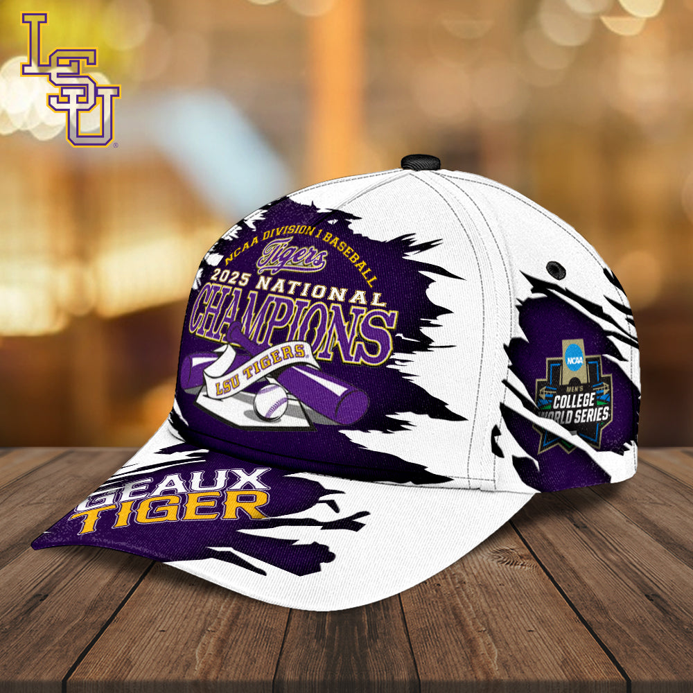 LSU Tigers Baseball 2025 National Champions Classic Cap – MAITM 11780