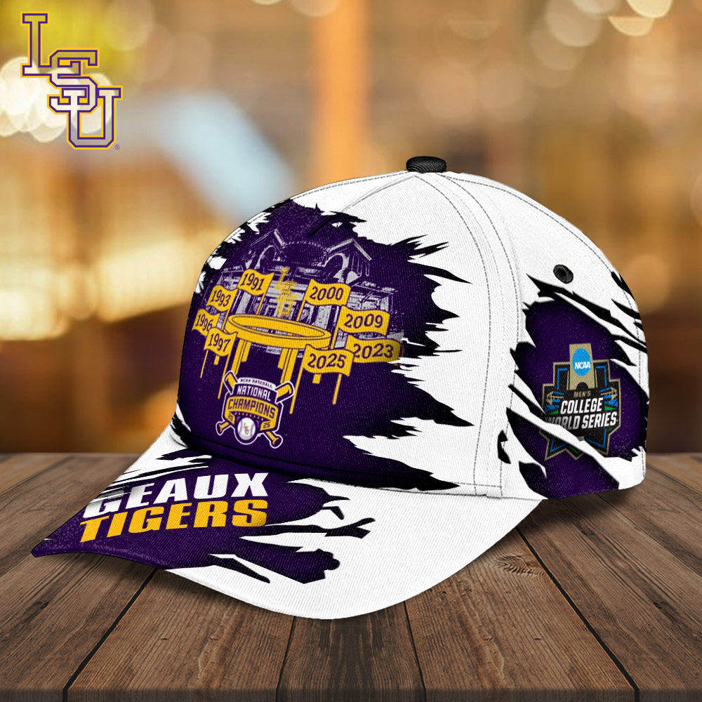 LSU Tigers Baseball 2025 National Champions Classic Cap – MAITM 11795