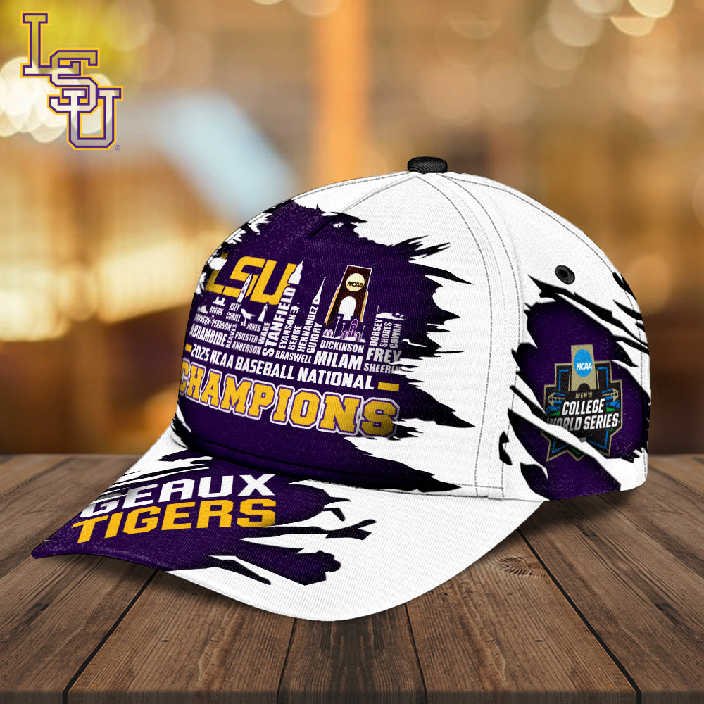 LSU Tigers Baseball 2025 National Champions Classic Cap – MAITM 11948