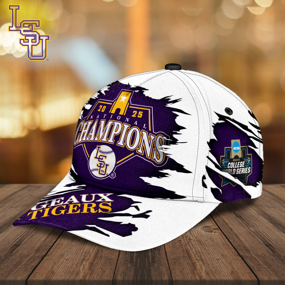 LSU Tigers Baseball 2025 National Champions Classic Cap – MAITM 12017