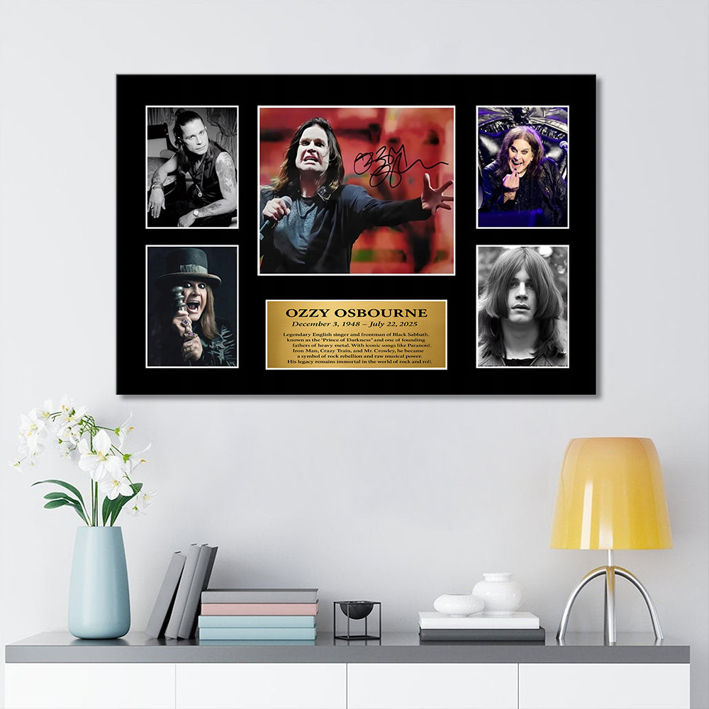 Ozzy Osbourne Rectangle Canvas With Inner Frame – MAITM 12340