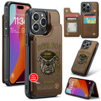 Personalized US Marine Corps 250th Anniversary Leather Wallet Phone Case – MAITM12663
