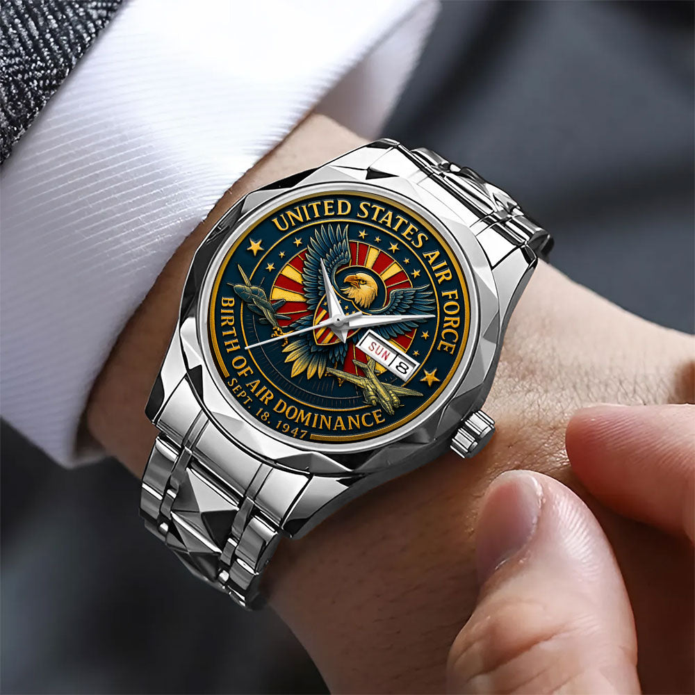 US Air Force Alloy Luxury Quartz Watch – MAITM12593