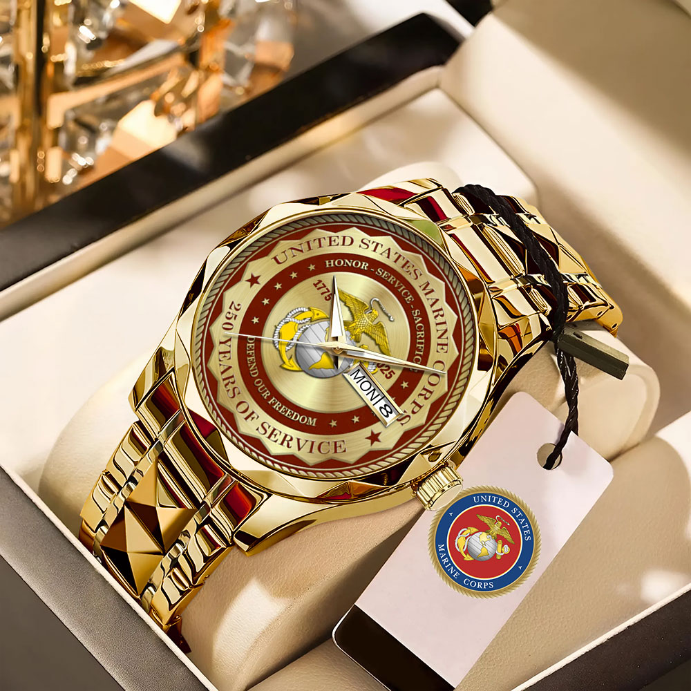 US Marine Corps Alloy Luxury Quartz Watch – MAITM12591