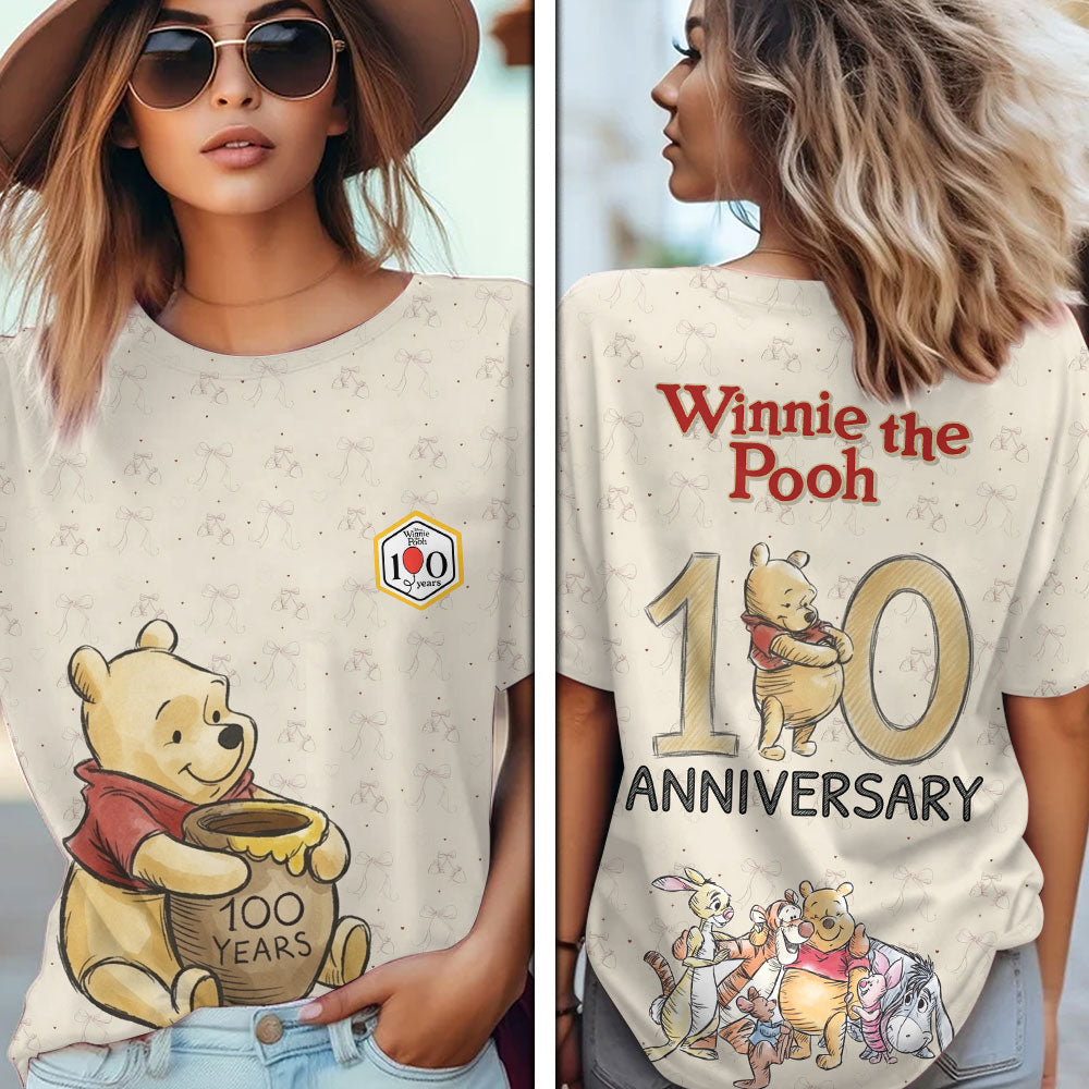 Winnie-the-Pooh 100th Anniversary 3D Apparel – TMTHU6856