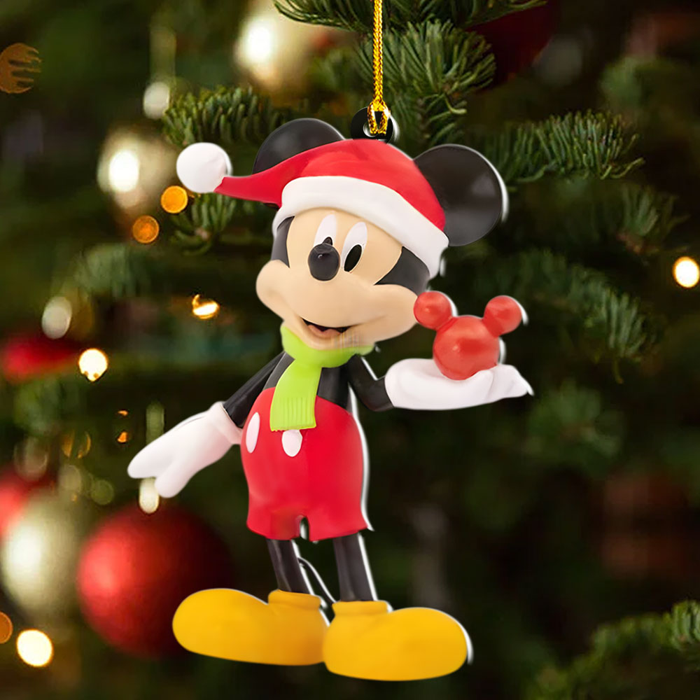 6PCS Mickey Mouse x Disney Custom Shape 2-Side Printed Acrylic Ornament – NGHIAVT5900