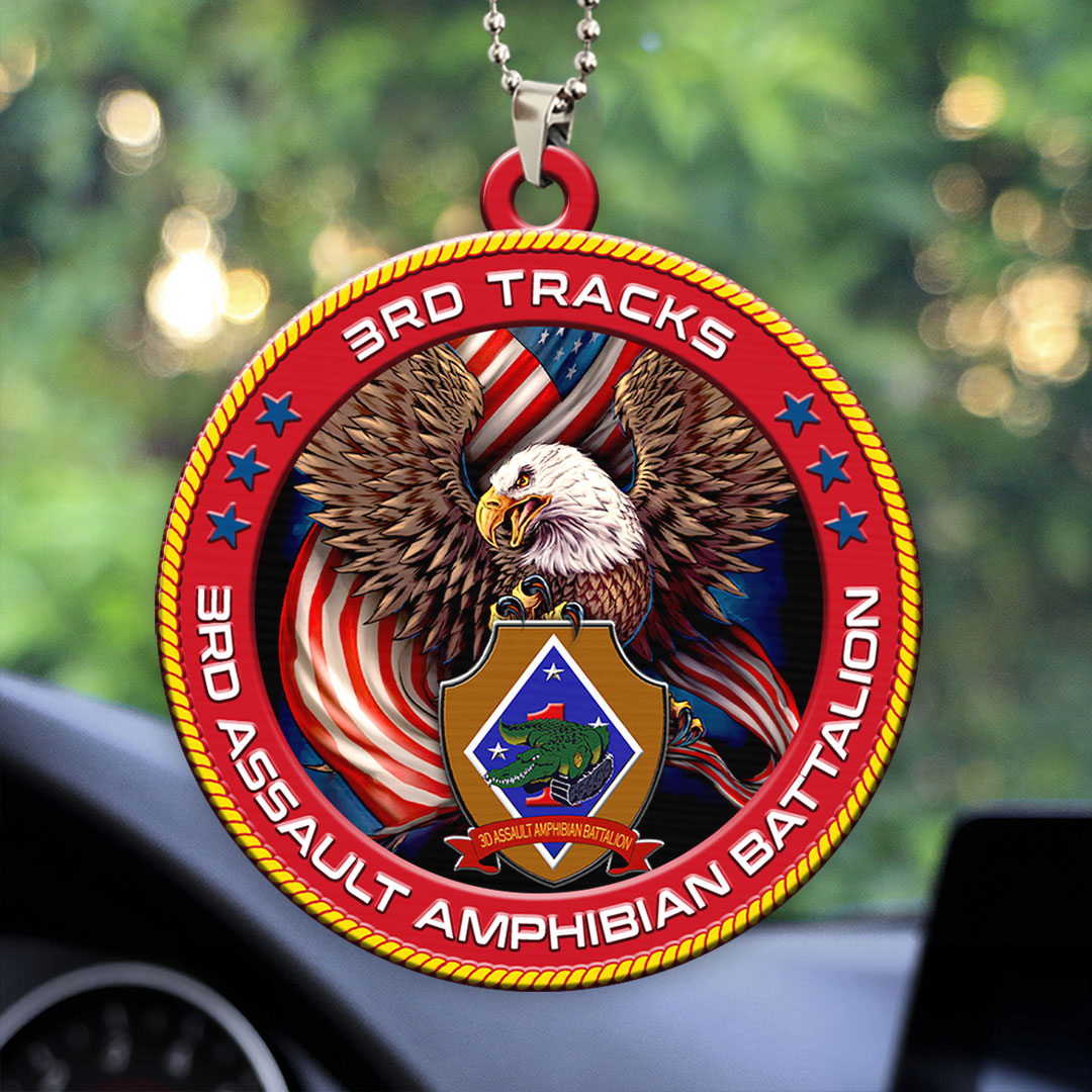 3rd Assault Amphibian Battalion Custom Shape 2-sided Acrylic Car Ornament – HOATT13260