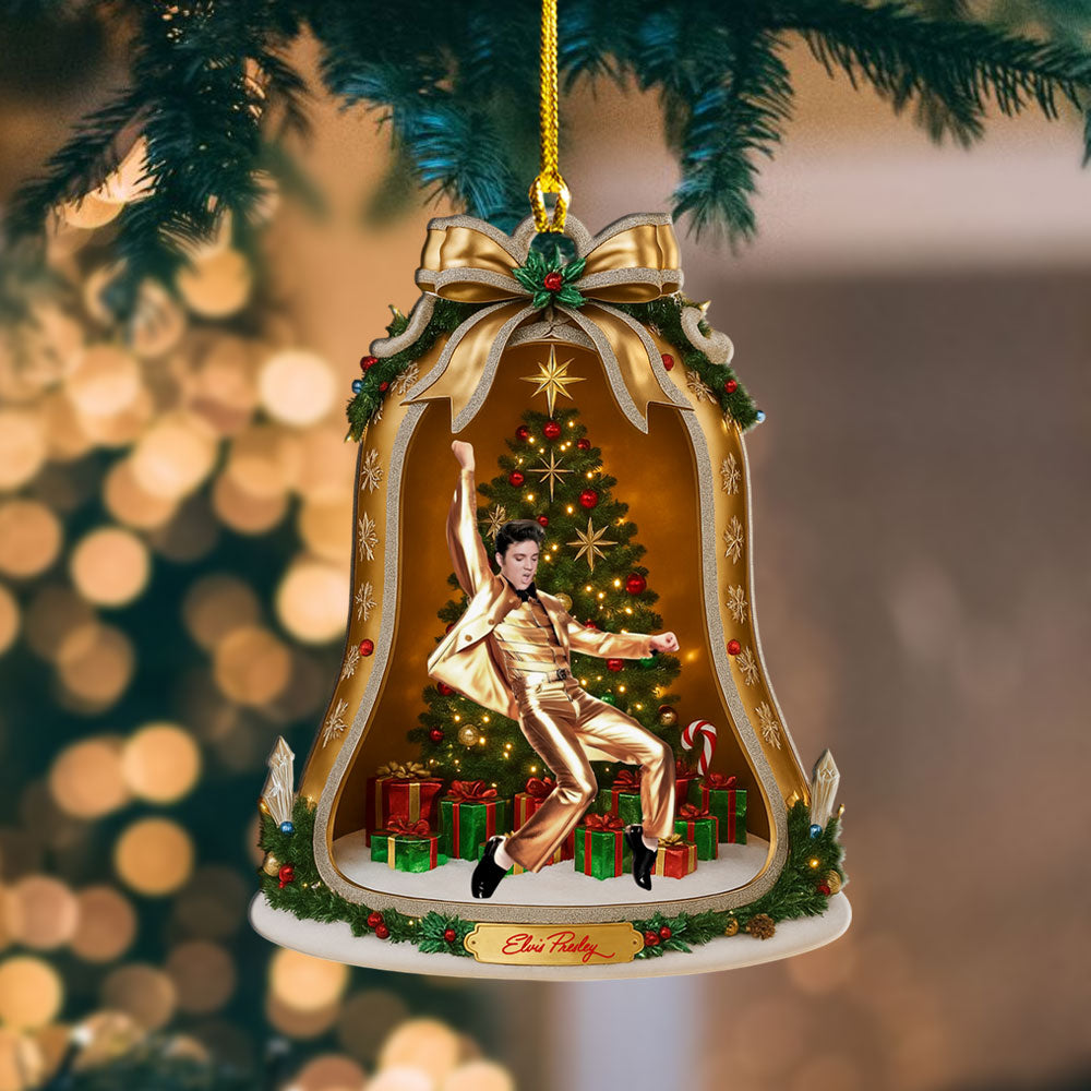 Elvis Presley Custom Shape 2-side Printed Acrylic Ornament – MAITM12683