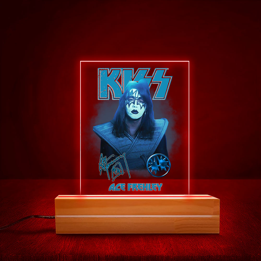 KISS x Ace Frehley 3D Led Light Wooden Base – MAITM6207