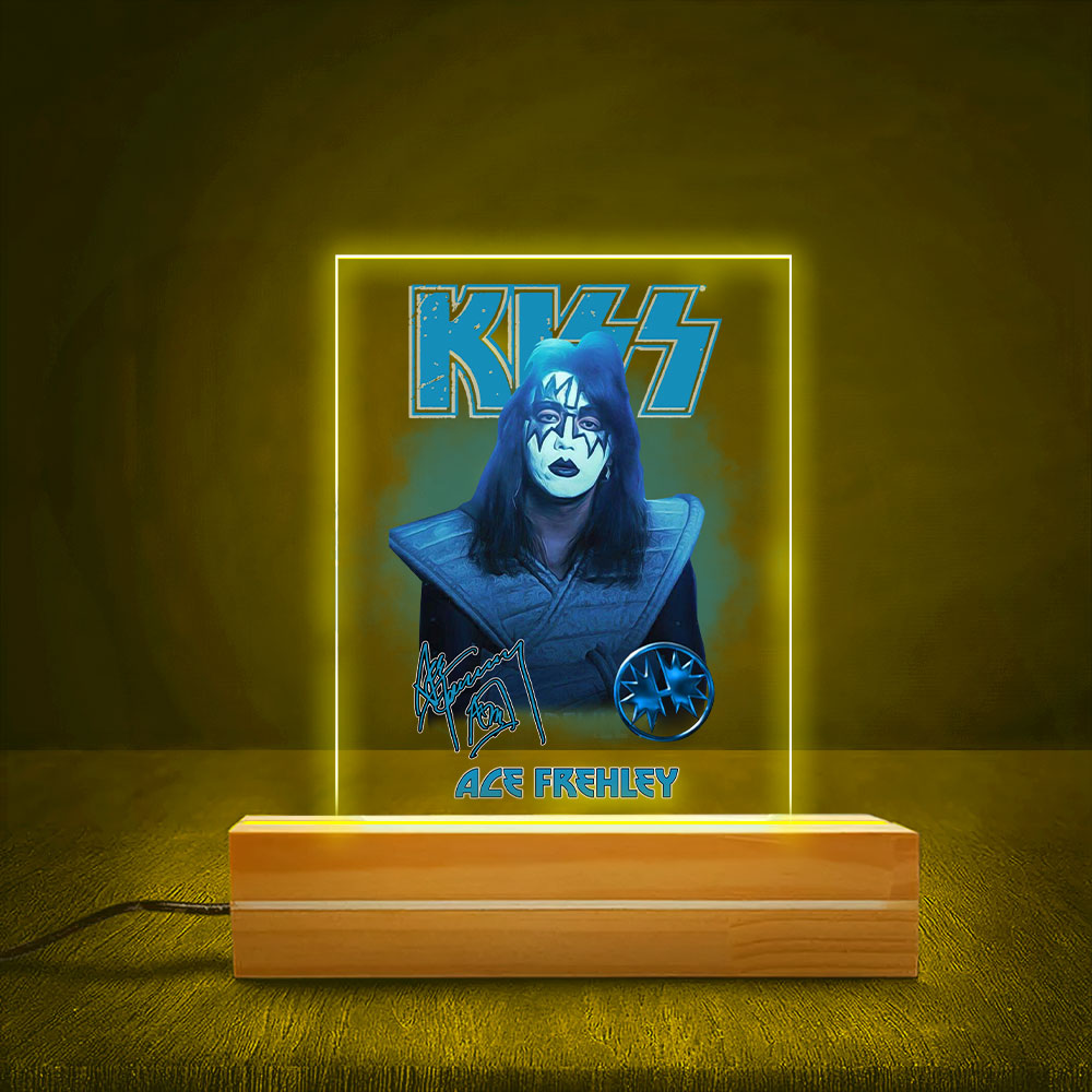 KISS x Ace Frehley 3D Led Light Wooden Base – MAITM6207