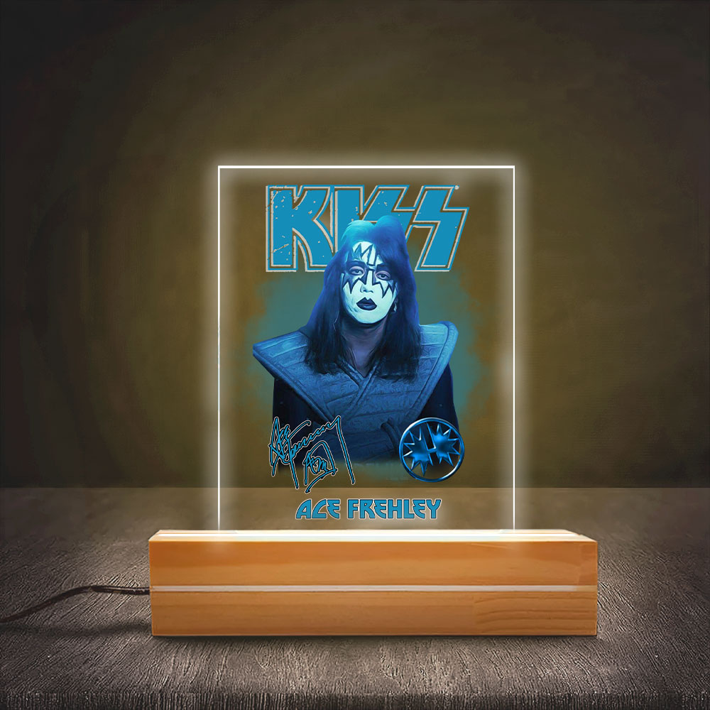 KISS x Ace Frehley 3D Led Light Wooden Base – MAITM6207