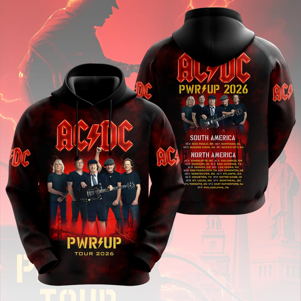 AC/DC World Tour 2026 3D Apparel – HOATT20110
