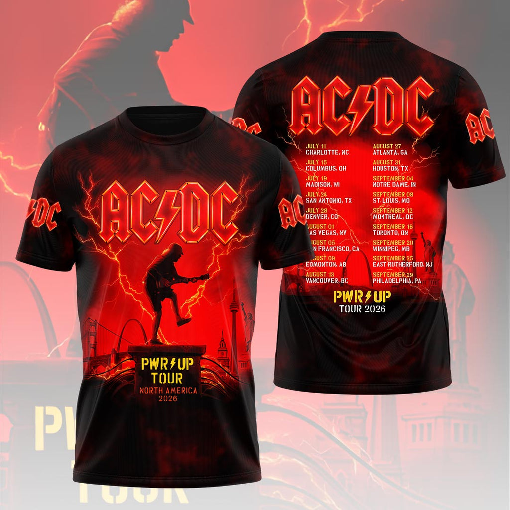 AC/DC World Tour 2026 3D Apparel – HOATT20092