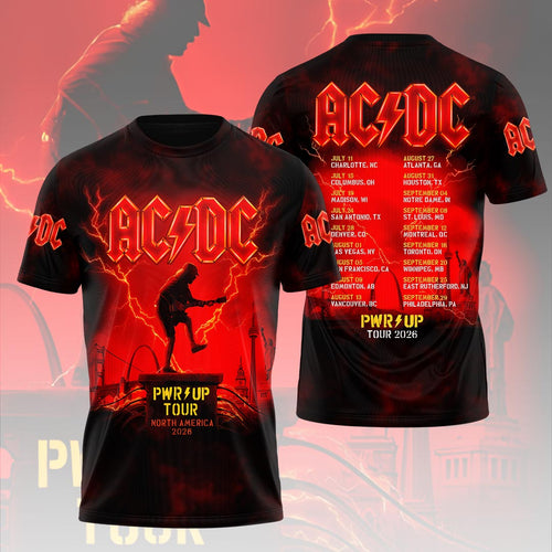 AC/DC World Tour 2026 3D Apparel – HOATT20092