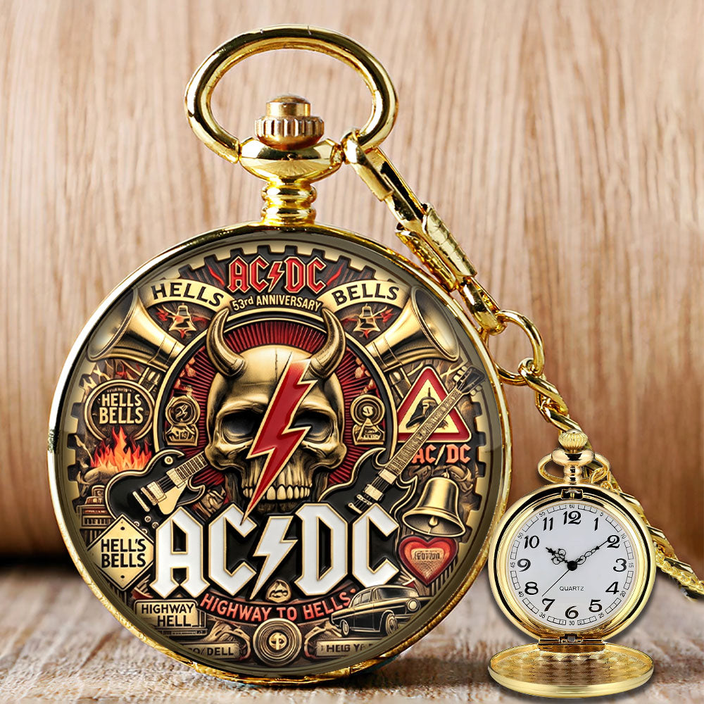 AC/DC 53rd Anniversary 2026 Pocket Watch – TMTHU7103