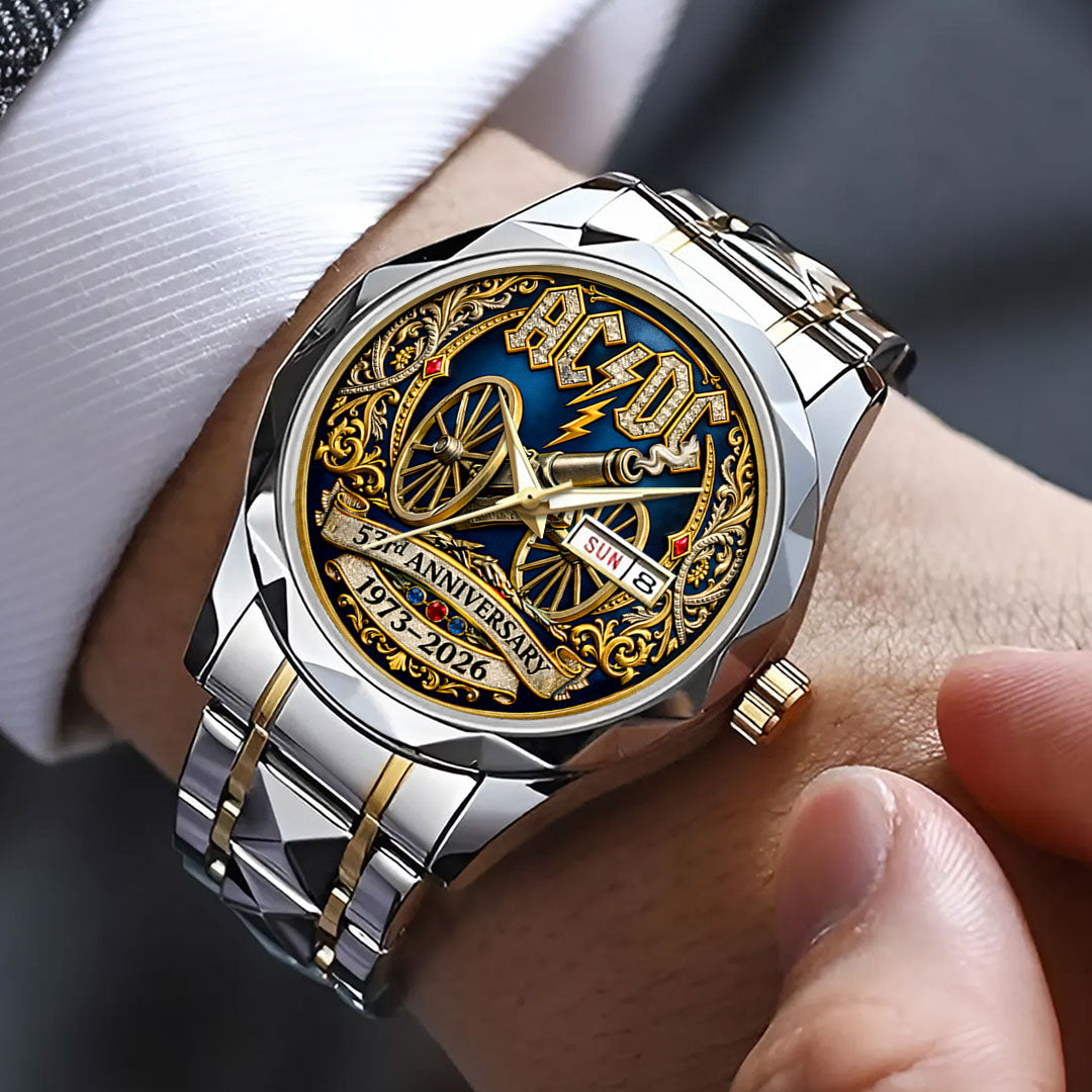 AC/DC 53rd Anniversary Alloy Luxury Quartz Watch – HOATT16760