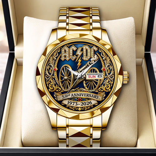 AC/DC 53rd Anniversary Alloy Luxury Quartz Watch – HOATT16760