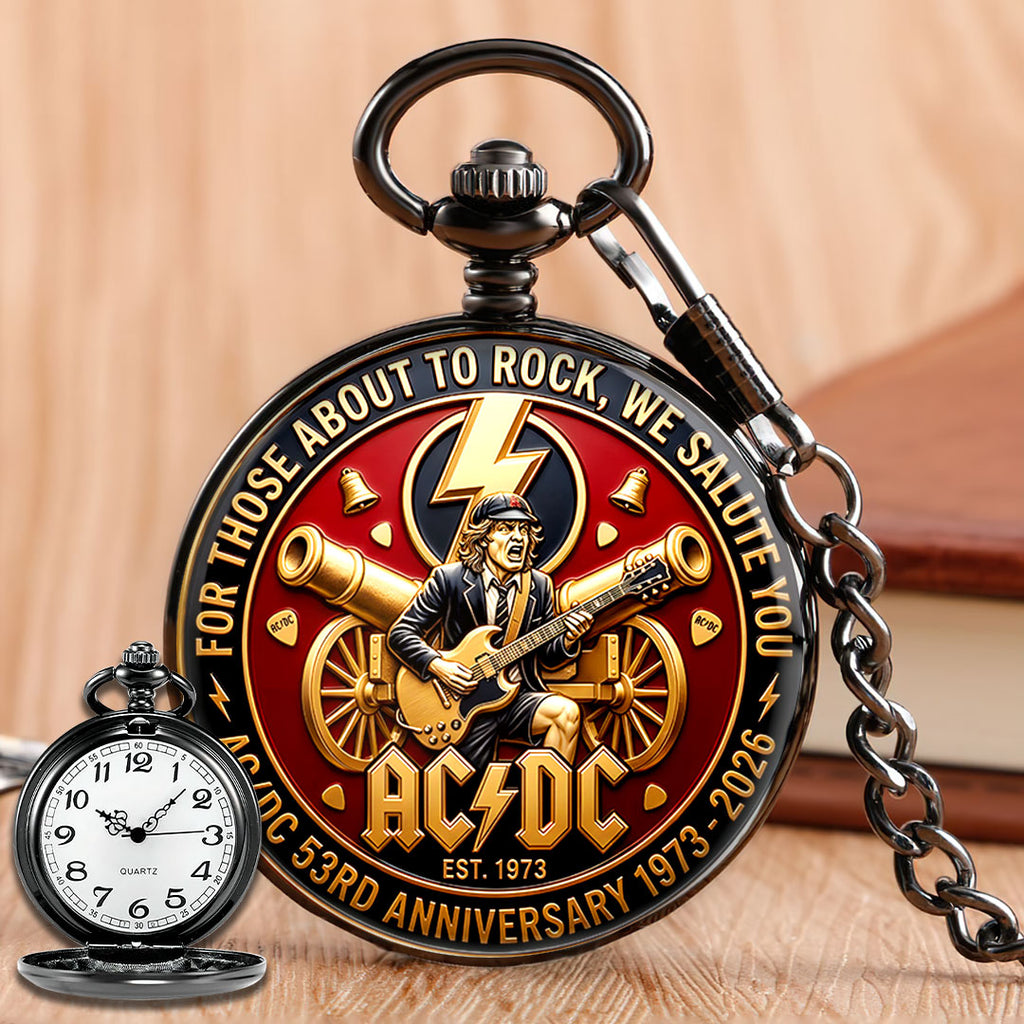 AC/DC 53rd Anniversary Pocket Watch – HOATT16642