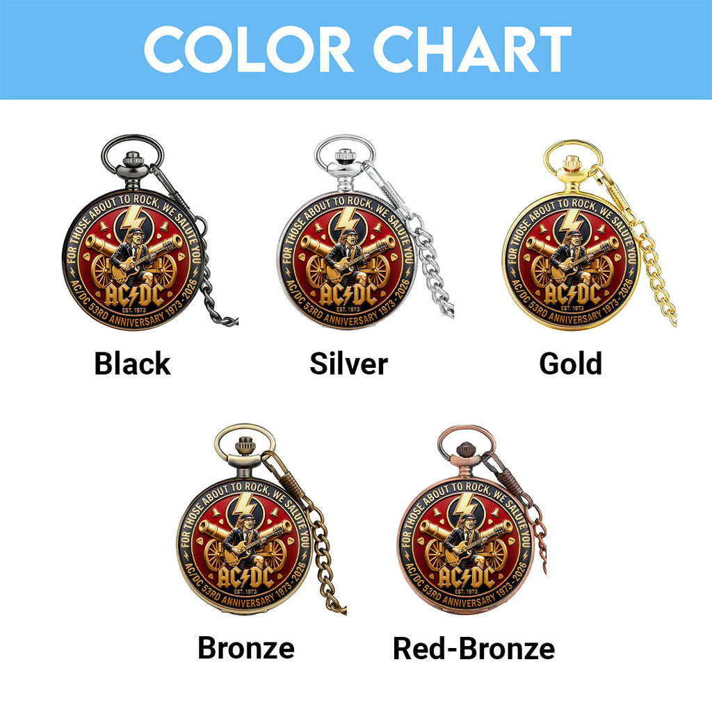 AC/DC 53rd Anniversary Pocket Watch – HOATT16642