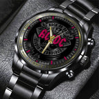 AC/DC Black Stainless Steel Watch – GNE 2215