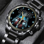 AC/DC Black Stainless Steel Watch – GNE 738