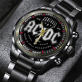 AC/DC Black Stainless Steel Watch – GNE 2196