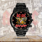 AC/DC Black Stainless Steel Watch – GNE 768