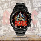 AC/DC Black Stainless Steel Watch – GNE 749