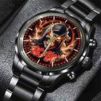 AC/DC Black Stainless Steel Watch – GNE 703