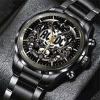 AC/DC Black Stainless Steel Watch – GNE 699