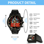 AC/DC Black Stainless Steel Watch – GNE 749