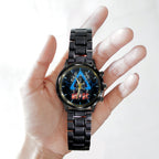 AC/DC Black Stainless Steel Watch – GNE 674