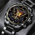 AC/DC Black Stainless Steel Watch – GNE 743