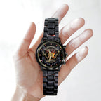 AC/DC Black Stainless Steel Watch – GNE 743
