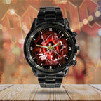 AC/DC Black Stainless Steel Watch – MAITM 7898